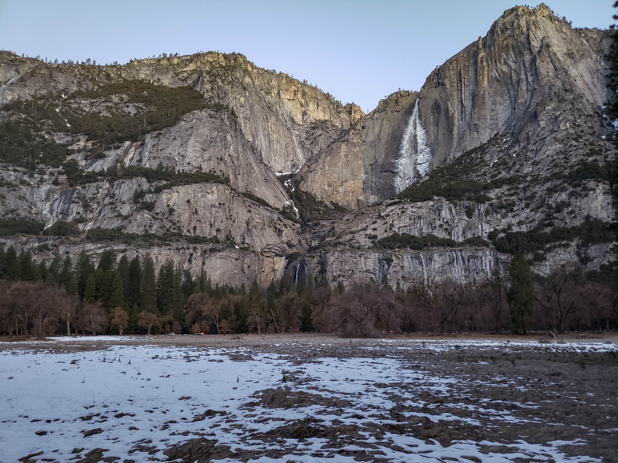 Frosted Yosemite Falls